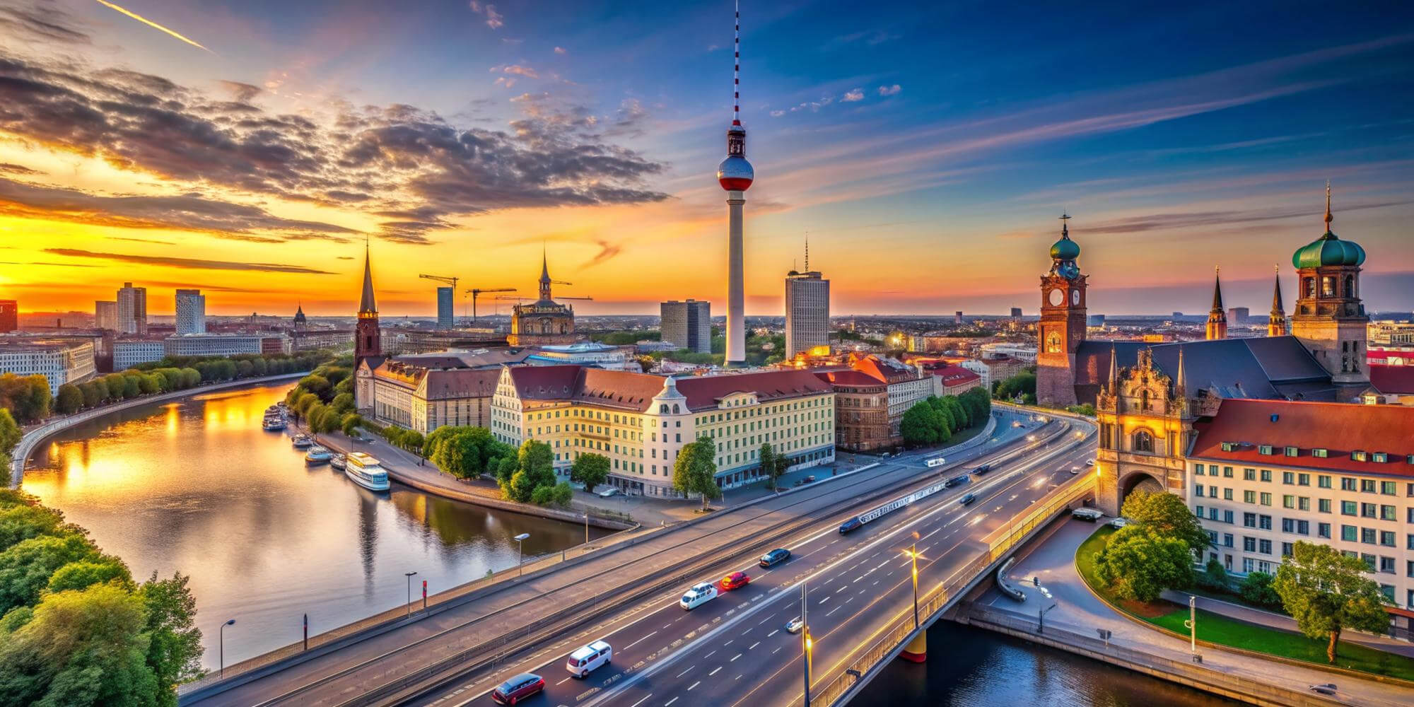 Berlin panoramic view